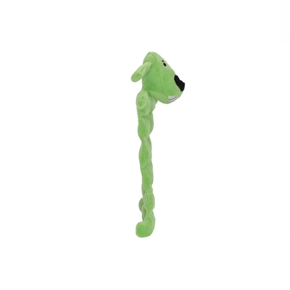 MULTIPET Loofa Squeaker Mat Dog Toy - Green - 12